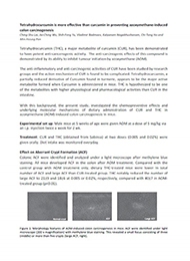 tetrahydrocurcumin-is-more-effective-than-curcumin-in-preventing-azoxymethane-induced-colon-carcinogenesis
