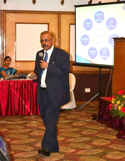 Dr. Muhammed Majeed, Founder and Managing Directior, Sami Labs Ltd. gave the lead talk in the Biotechnology Industries Conclave, held at Trivandrum on the 31st August 2017
