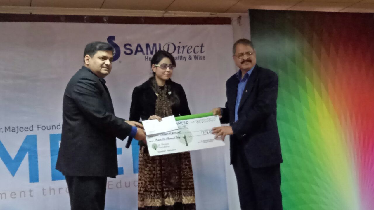 Dr. Majeed Foundation - UMMEED Event, Second disbursement of Education Scholarship fund, New Delhi