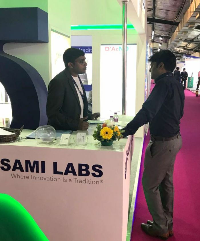 Sami Labs exhibits its potential at CPhI & P-MEC India event